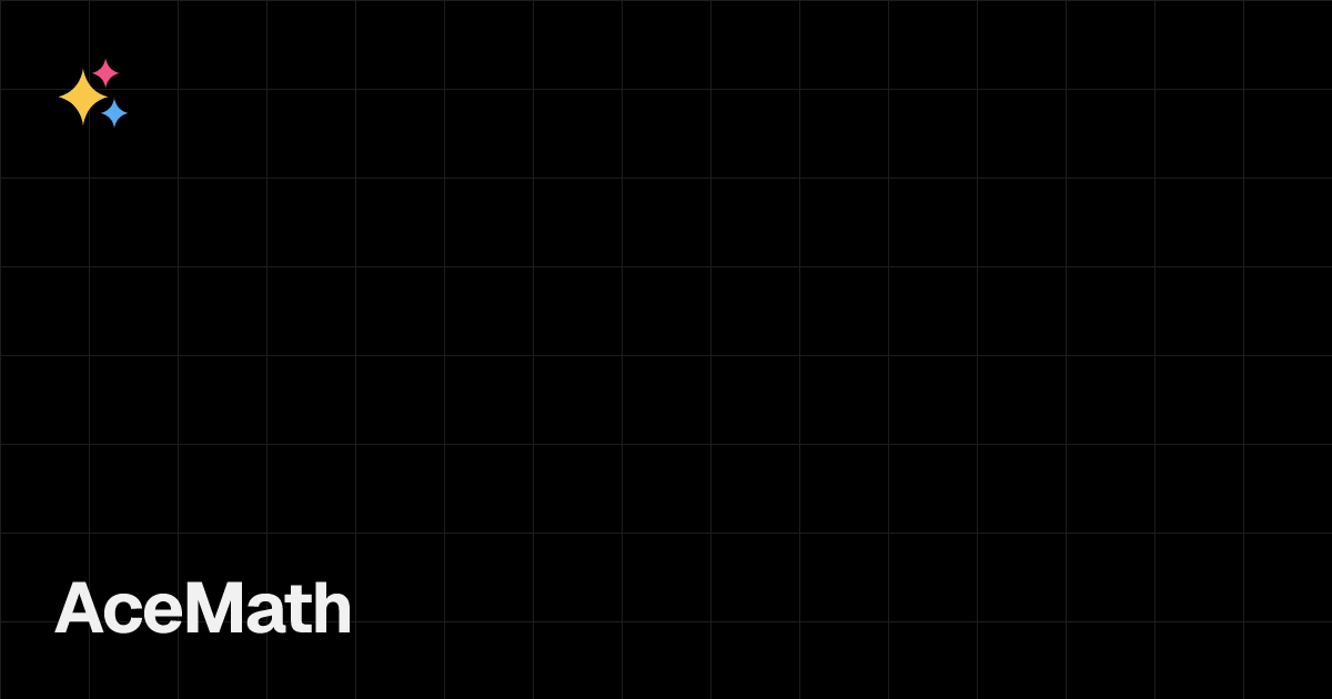 AceMath | DulapahV Portfolio